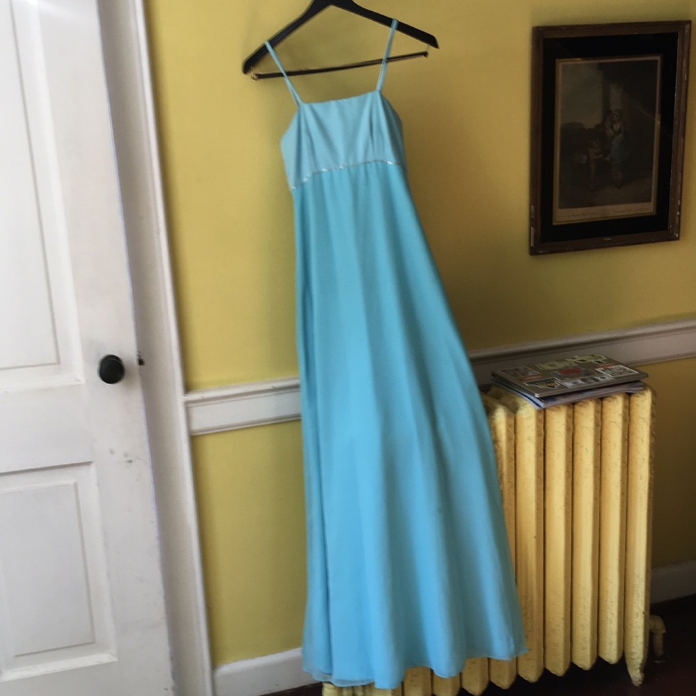 1976 handmade prom dress